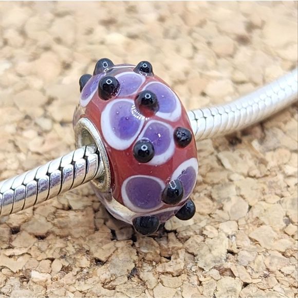 Charmed Jewelry - 5/$21 ❤️ BLACK BUDS MURANO CHARM BEAD FOR PANDORA BRACELETS